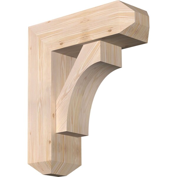 Ekena Millwork Westlake Craftsman Smooth Bracket w/ Offset Brace, Douglas Fir, 7 1/2"W x 22"D x 26"H BKT0806X22X26WTL04SDF - main